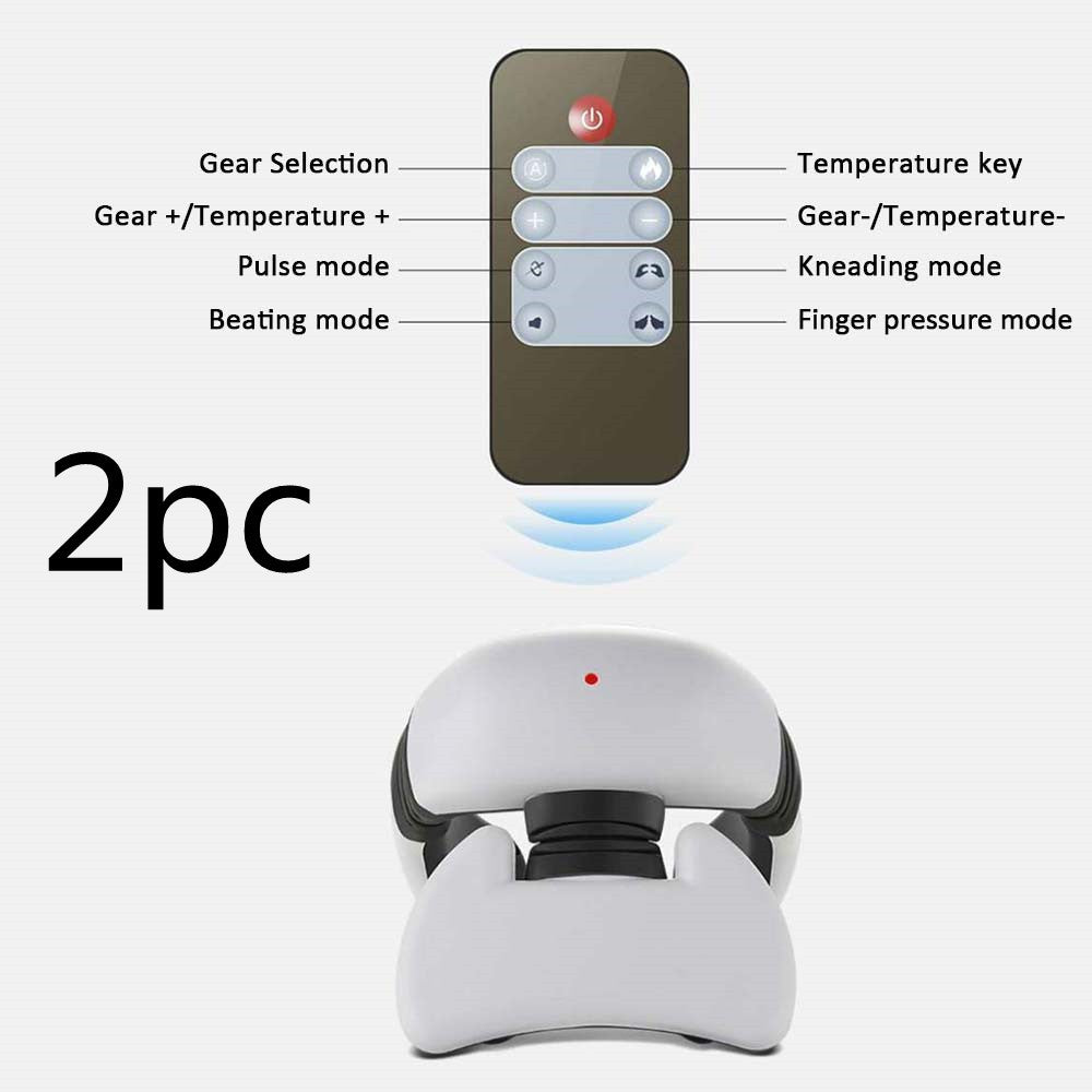 Smart Electric Pulse Back and Neck Massage 4 Heads Pain Relief Tool Health Care Relaxation Cervical Vertebra Physiotherapy Smart Electric Pulse Back and Neck Massage 4 Heads Pain Relief Tool Health Care Relaxation Cervical Vertebra Physiotherapy